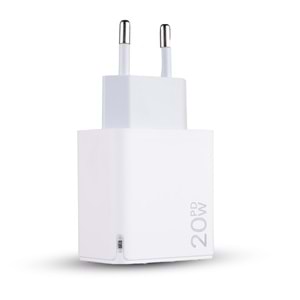 AD88 20W Çift USB Şarj Adaptörü - Hızlı Şarj Cihazı BEYAZ