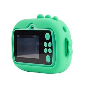M5 Taşınabilir Fotoğraf Yazıcı ve Kamera DİNOZOR YEŞİL