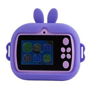 Q7 Taşınabilir Fotoğraf Yazıcı ve Kamera BUNNY MOR