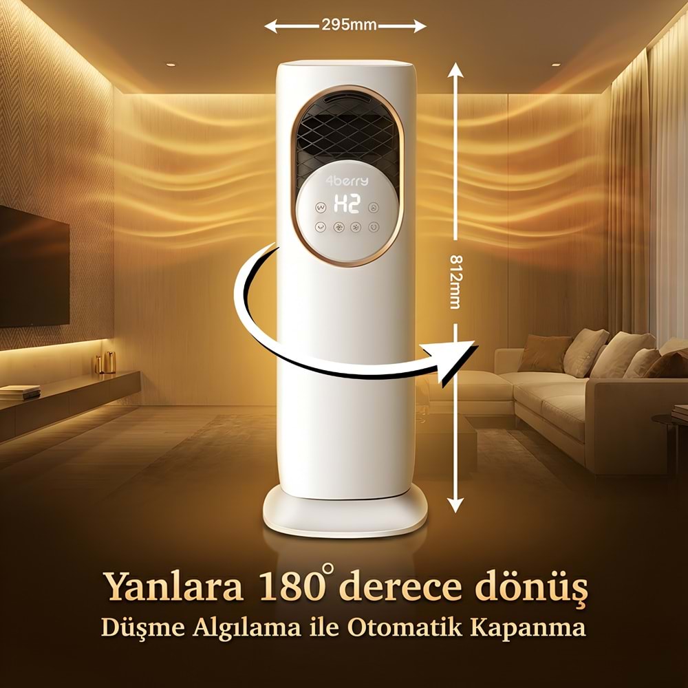 4 IN 1 - HAVA SOĞUTUCU-ISITICI-NEMLENDİRİCİ-UV